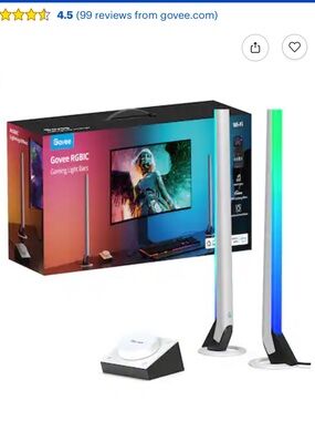 Govee RGBIC Gaming Light Bars - RGB Color Accent Lighting. NEW